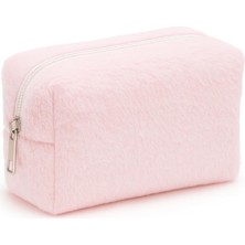Brf Store Oreviosell Peluş Yumuşacık Makyaj Çantası - Kozmetik Organizeri (Pembe)