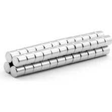 Brf Store Oreviosell Dünya Magnet 50 Adet, Yuvarlak Neodyum Mıknatıs, 4x4 Mm, Güçlü Magnet Mıknatıs
