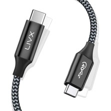 Brf Store Oreviosell Livx Action Thunderbolt 4 Type C Kablo 100 W Pd Şarj 40 Gbps Veri ve Görüntü Aktarım Kabl