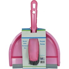 Brf Store Oreviosell Promosyonca Faraş Seti, Uç Kısmı Silikon, (Kürek ve Fırça) (Pembe)