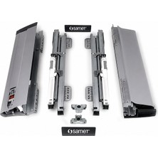 ESBH Samet Smartbox 30 cm Yanaklı Çekmece Rayı – Yavaşlatıcılı (Soft Close)