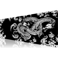 Brf Store Oreviosell Klasse Pro - 4 Farklı Model Dikişli Kenar 120X60 cm Oyuncu Gaming Mouse Pad (Dragon Knot)