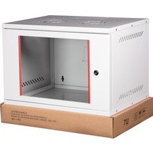 Brf Store Oreviosell Lande 7u 19" Security Box Duvar Tipi Kabinet, Demonte, 542MM Genişlik, 400MM Derinlik, Aç