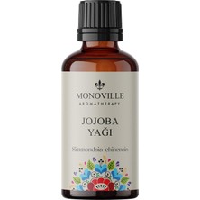Brf Store Oreviosell Monoville Jojoba Yağı 30 ml Soğuk SIKIM%100 Saf ve Doğal (Jojoba Oil)