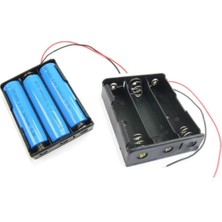 Brf Store Oreviosell Alkatronik 18650 3lü Pil Kutusu Seri Bağlı 3 Adet 11.1V Seri Lityum Lion Batarya Yuvası