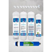 Brf Store Oreviosell Premium 5000 Serisi 5'li 80 Gpd Membranlı Tatlandırıcılı Su Arıtma Cihazı Filtre Seti
