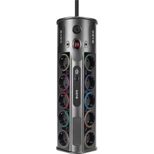 Brf Store Oreviosell S-Link PRZ01 Prizhive 3m 1860 Joule 1.5mm 1 USB 1 Typec 2.1A/5V 16A 250V 3680W 10LU Akım