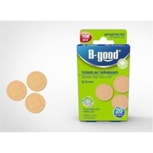 Brf Store Oreviosell B-Good Yuvarlak Yara Bandı 25MM 20 Adet Suya Dayanıklı