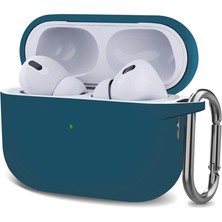 Brf Store Oreviosell Microsonic Airpods Pro 2.nesil Için Kılıf Askılı Mat Silikon Koyu Mavi [airpods Pro 2. Ne