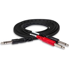 Brf Store Oreviosell Hosa 1/4 Inç Trs (M) - Dual 1/4 Inç Ts (M) Insert Kablo 1 M (STP-201)