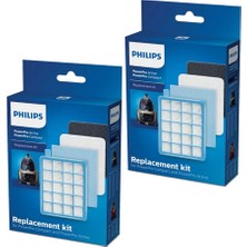 YFS Philips Ile Uyumlu Fc 8477 Powerpro Compact Eco Süpürge 2 Kutu Filtre