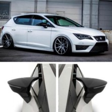 Onkar Ayna Kapağı Yarasa Seat Leon Mk3 - Mk3,5 Fl 2012-2020 Ibiza 2017-&GT; Piano Black
