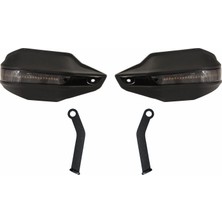 GP Kompozit Bajaj Pulsar N 160 2025-2026 Uyumlu Led Sinyalli Elcik Koruma Siyah