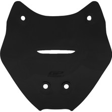 GP Kompozit Ducati Multistrada V4 2021-2023 Uyumlu Kısa Ön Cam Siyah - 39 cm