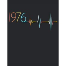 TeknoKapsül 101 Mandalas - Malbuch Ekg Herzschlag Jahrgang 1976 Baujahr Heartbeat: Lustiges Retro Geburtstag Design Frequenz - A4 (8,5X11) - 101 Seiten -... - Entspannen - Anti Stress - Zum Ausmalen