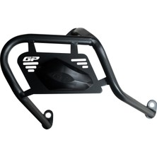 GP Kompozit Yamaha XMAX 250-400 2025-2026 Uyumlu Kapaklı Egzoz Koruma Demiri Siyah