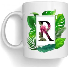 Bsb R Harfi Temalı Porselen Kupa Bardak Mug 218