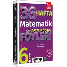 Yargı Yayınevi Yargı Ders Arkadaşım 6. Sınıf Matematik 36 Haftalık Ödev Föyleri