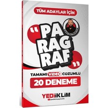Yediiklim Yayınları Ags Kpss Ales Dgs Yks Tüm Adaylar Için Paragraf Tamamı Video Çözümlü 20 Deneme