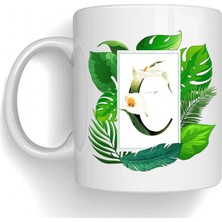 Bsb C Harfi Temalı Porselen Kupa Bardak Mug 203
