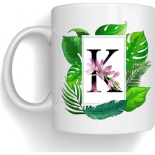 Bsb K Harfi Temalı Porselen Kupa Bardak Mug 211