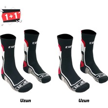 Gp Kompozit Universal Uzun Termal Çorap Seti Kırmızı