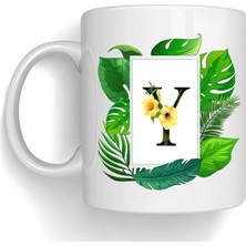 Bsb Y Harfi Temalı Porselen Kupa Bardak Mug 225