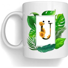 Bsb Ü Harfi Temalı Porselen Kupa Bardak Mug 230