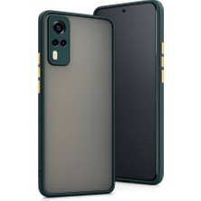 Evimdeyokyok Vivo Y53S Kılıf Montreal Silikon Kapak - Yeşil