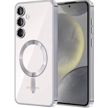 Evimdeyokyok Samsung Galaxy S24 Kılıf Kross Magneticsafe Kapak - Gümüş