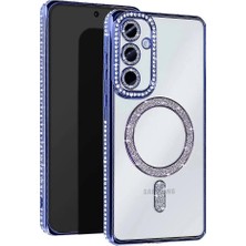 Evimdeyokyok Samsung Galaxy S25 Fe Joke Simli Magneticsafe Kılıf - Mavi