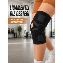 Karahanbey Ligamentli Sporcu Dizliği Patella Destekli Ayarlanabilir Bantlı Diz Koruyucu -