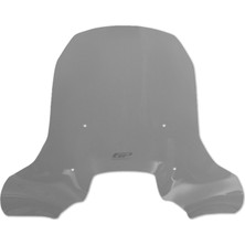 GP Kompozit Peugeot Tweet 125 / 200 2022-2024 Uyumlu Ön Cam Füme - 57 cm