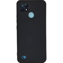 Evimdeyokyok Realme C21 Kılıf Nano Içi Kadife Silikon - Lacivert