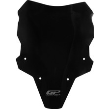 GP Kompozit Honda CB750 Hornet 2025-2026 Uyumlu Ön Cam Siyah - 45 cm