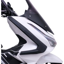 GP Kompozit Honda PCX 125 / 150 2025-2026 Uyumlu Üst Bacak Koruma Siyah