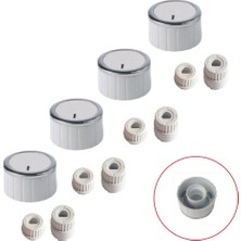 YFS Miele Ile Uyumlu Düğme 4 Lü Takımı Ankastre Set Üstü Ocak Düğmesi