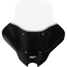 GP Kompozit Yamaha NMAX 125 / 155 2025-2026 Uyumlu Baskılı Ön Cam Şeffaf - 58 cm