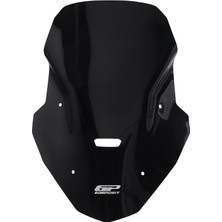 GP Kompozit RKS Reale 125 2022-2025 Uyumlu Ön Cam Siyah - 50 cm