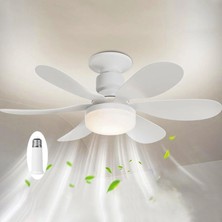 Nevamel® Tavan Vantilatörü - LED Işıklı Avize - 3 Kademeli Hız Ayarı - 3 Kademeli Işık Ayarı - Uzaktan Kumandalı