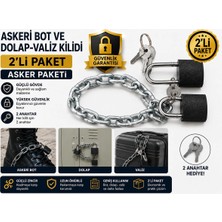 Beneficio Üniversite Yurt Dolabı Kilidi Zincirli Asma Kilit Seti Dolap, Valiz ve Çanta Için Güvenli Koruma