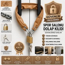 Beneficio Kahverengi Üniversite Yurt Dolap Kilidi Zincirli Asma Kilit – Öğrenci Dolabı, Kyk Yurt ve Okul Güvenlik Kilidi