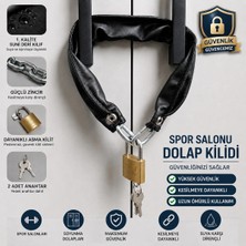 Beneficio Çelik Zincirli Dolap Kilidi Spor Salonu Yurt Okul Soyunma Dolabı Kilidi