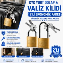 Beneficio Sarı Asma Kilit Kısa ve Uzun Pimli – Dolap, Kapı, Kepenk, Valiz, Bavul ve Çanta Kilidi