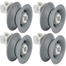YFS Bosch Ile Uyumlu S34E43N2EU Bulaşık Makinesi Sepet Tekerleği Üst Teker 4 Adet