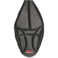 GP Kompozit Honda PCX 125 / 150 2014-2026 Uyumlu Fileli Motosiklet Konfor Sele Kılıfı Siyah