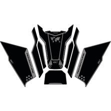 GP Kompozit BMW F 900 GS ADV 2024-2026 Uyumlu Tank Pad Seti Siyah