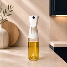Sprey Başlıklı Yağdanlık Zeytinyağı Için Uygun Cam Şişe Airfryer Uyumlu Yağ Püskürtücü Modern Mutfak Gereci 300ML |kitchera Home