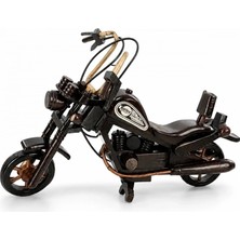 Marsilyan Dekoratif Ahşap Harley Motor Orta Boy NO:1141