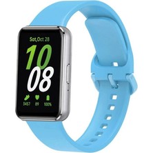 Marsilyan™- Samsung Galaxy Fit 3 Klasik Kordon - Mavi